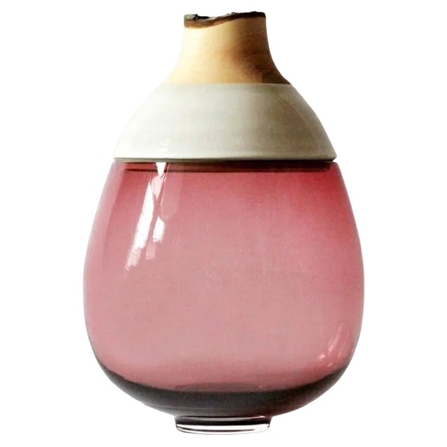Rose and White Paradise Lilith Stacking Vase by Pia Wüstenberg For Sale