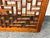 Chinese Carved Wood Geometric Lattice Panel, Antique For Sale - Image 11 of 12