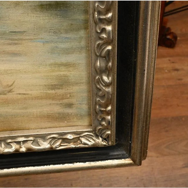 Victorian Artist, Pastoral River Scene, 1980s, Oil on Canvas, Framed For Sale - Image 6 of 9