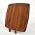 1960s 1960s Japanese Square Teak Bentwood Tray For Sale - Image 5 of 13