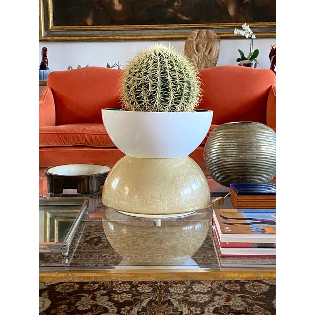 Planter / Pot Fiberglass Lamp, Luci Milano Italy, 1970s For Sale - Image 12 of 12