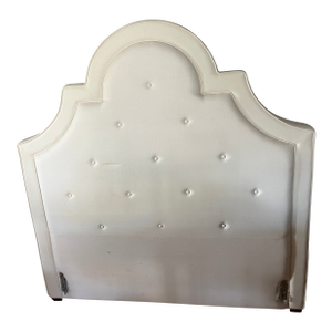 Pottery Barn York Tufted Headboard - Ivory - Queen Size