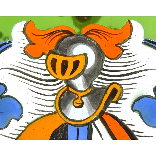 Traditional Late 19th Century Bohemian Heraldic Armorial Art Glass Pocket Beaker For Sale - Image 3 of 18