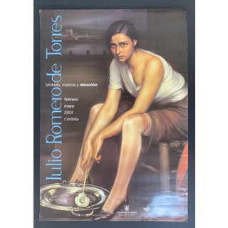 Julio Romero De Torres Exhibition Poster, 2003 For Sale