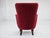 Vintage Danish Chair in Cherry-Red Furniture Velour, 1960s For Sale - Image 18 of 18