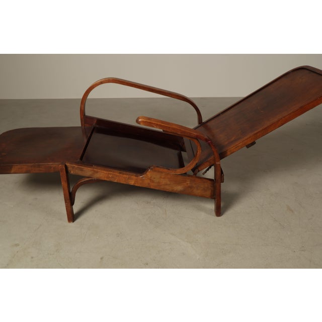 Modern Adjustable Lounge Chair by Walter Gerdau / Móveis Gerdau, Brazil, 1950 For Sale - Image 3 of 16