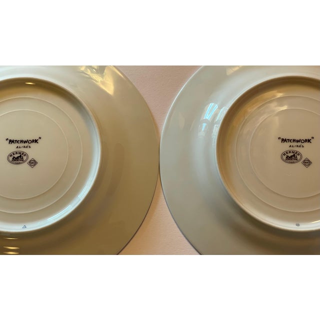 Ceramic Hermes Pair of Patchwork Alizés Plates For Sale - Image 7 of 7