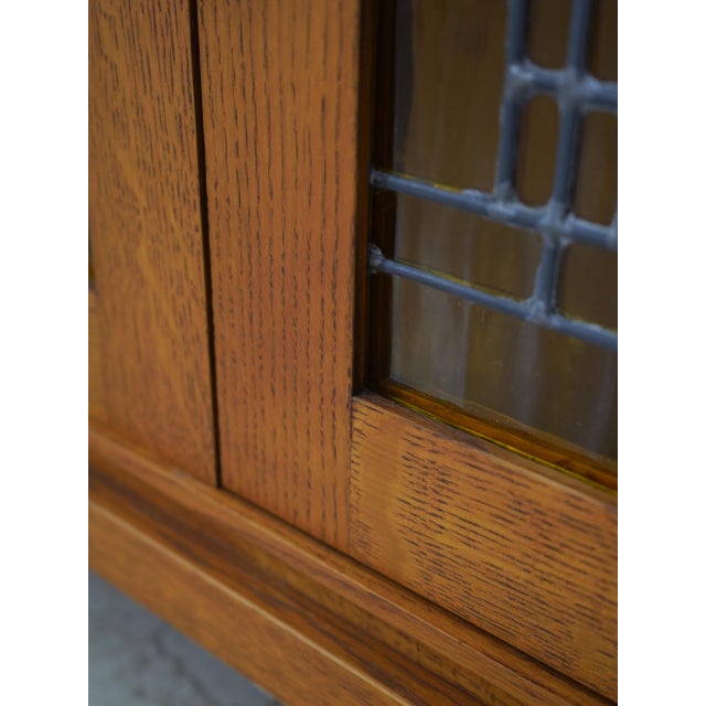 Swartzendruber Frank Lloyd Wright Inspired Oak Bookcase For Sale - Image 9 of 18