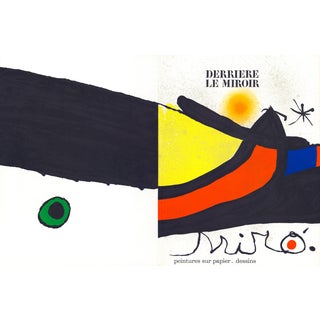 1971 Lithograph Derrière Le Miroir Cover by Joan Miró For Sale