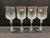 French Crystal Wine Goblets From French Maker Cristal D’Arques in the Longchamp Pattern - Set of Four For Sale - Image 3 of 6