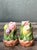 Vintage Glazed Ceramic Tulip Salt and Pepper For Sale - Image 4 of 12