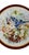 Large 19th Century Faience Platter Bird Hippolyte Boulenger Choisy Le Roi butterfly, blue bird and flowers. 15 inches...