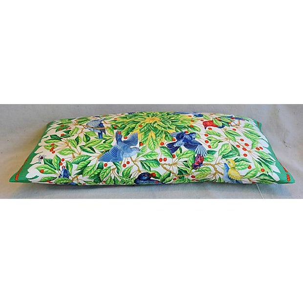 Hermes Custom Floral Bird Silk Feather Down Body Pillow Chairish