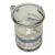 Vintage “Fiesta Stripe” Glass Pitcher – Attributed to Anchor Hocking, Multicolor Rainbow Bands For Sale