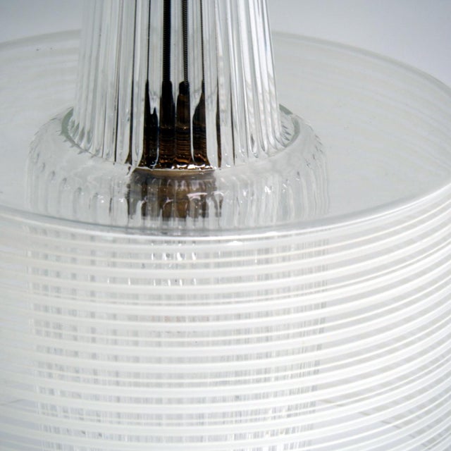 White Venezia Pendant by Aloys F. Gangkofner for Peil & Putzler, 1953 For Sale - Image 8 of 12