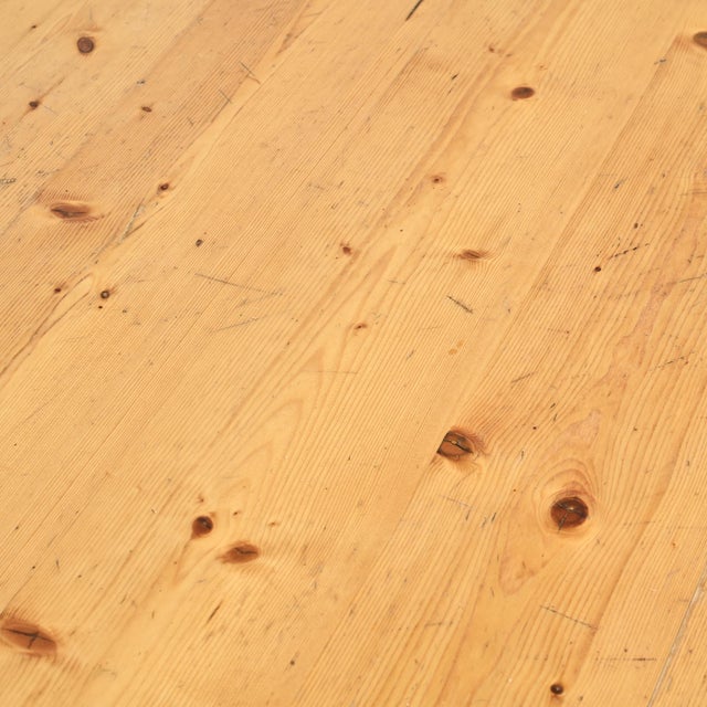 Pine Dining Table, France, 1970s For Sale - Image 9 of 10