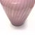 Glass Oversized Striped Swirl Mauve-on-Mauve Glass Vase For Sale - Image 7 of 12