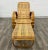 Early 20th Century Vintage Boho Bentwood Adjustable Reclining Rattan Cane Chaise Lounge Chair For Sale - Image 5 of 13