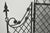 Antique Gothic Arts & Crafts Wrought Iron Scrolling Folding Fireplace Screen For Sale - Image 14 of 18