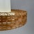 Rattan and Frosted Glass Pendant attributed to Doria, Germany, 1960s For Sale - Image 10 of 17