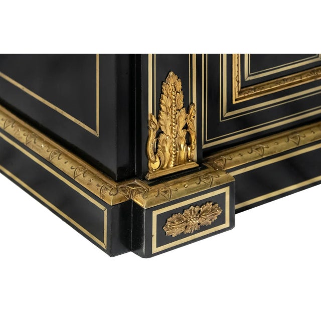 Metal 19th Century Napoleon III French Cabinet For Sale - Image 7 of 10