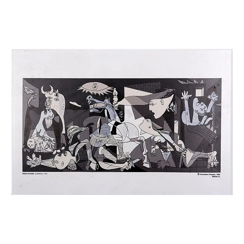 Pablo Picasso Guernica Spain Ceramic Hanging Wall Tile, 1998