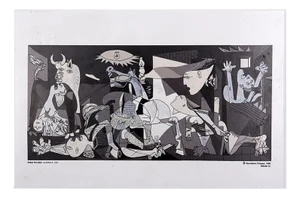 Pablo Picasso Guernica Spain Ceramic Hanging Wall Tile, 1998