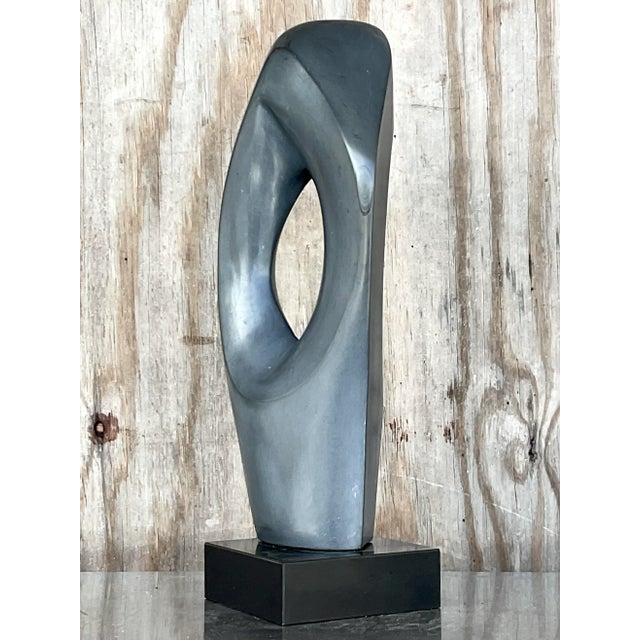 Vintage Abstract Granite Sculpture For Sale - Image 11 of 12