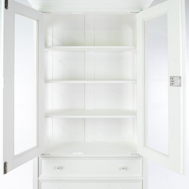 Softwood Display Cabinet with Drawers For Sale - Image 11 of 12