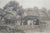 Antique Hc Rost Forked River Landscape Riverscape Cottage Etching 30" For Sale - Image 11 of 13