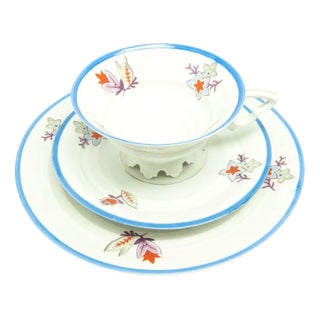 Hand-Painted Porcelain Cup from Mitterteich Bawaria, Germany, 1930s For Sale