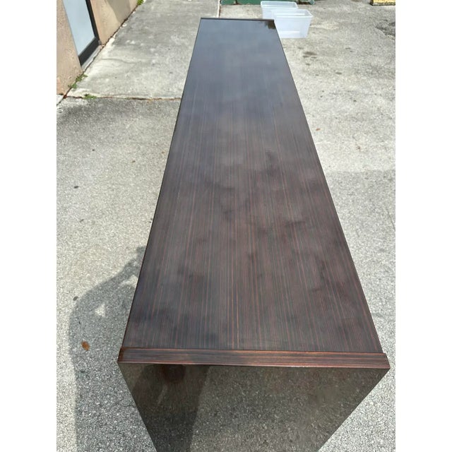 Art Deco 1940s French Art Deco Macassar Ebony Mother-of-Pearl Sideboard For Sale - Image 3 of 12