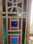 Copper Mid 20th Century Stained Glass Three Dimensional Cross For Sale - Image 8 of 12