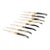 1970s Laguiole Natural Horn Steak Knives - Set of 8 For Sale