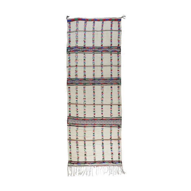 Moroccan Berber Handwoven Boucherouite Rug For Sale - Image 11 of 11
