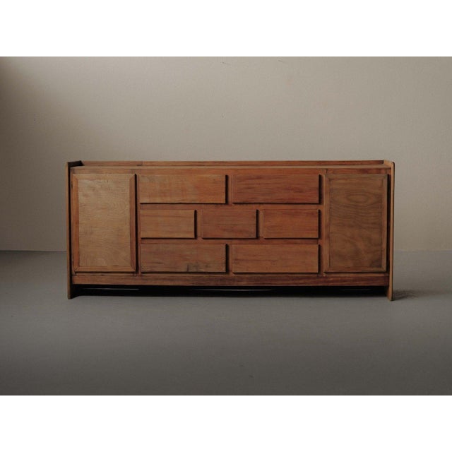 Vintage French Workshop Sideboard in Pine, 1970s For Sale - Image 9 of 18