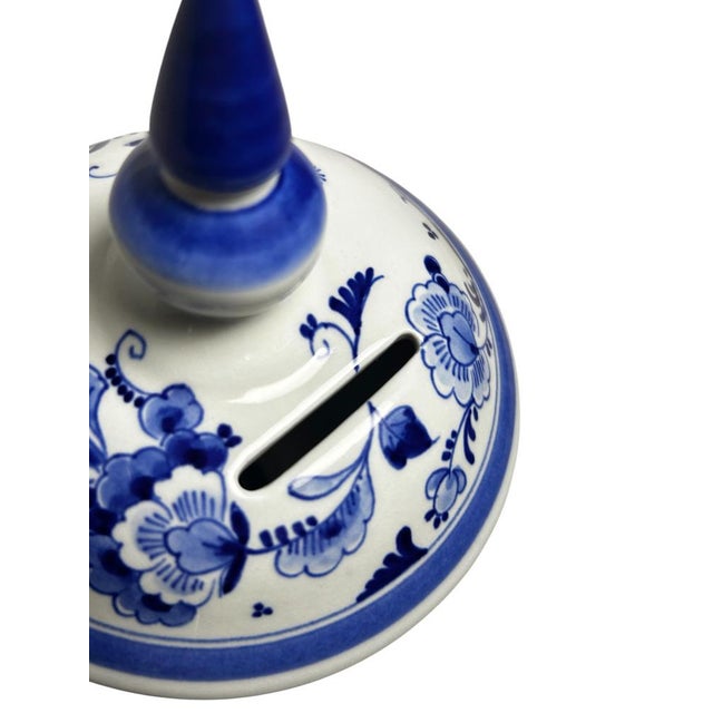 Vintage Hand-Painted Money Box by Royal Delft, 1989 For Sale - Image 10 of 17