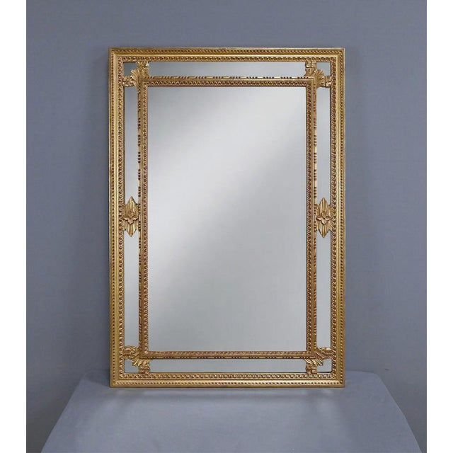 Large Mid-Century Louis XVI Style Mirror with Parcloses, 1950s For Sale - Image 4 of 13