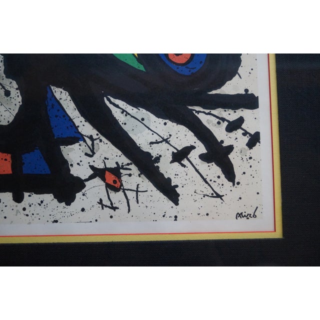 Joan Miró 1970s Joan Miro Lithograph - Agora 1 For Sale - Image 4 of 14