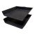 Desk Accessory Designed by Florence Knoll Two-Tier Paper Tray Ebony For Sale