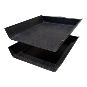 Desk Accessory Designed by Florence Knoll Two-Tier Paper Tray Ebony