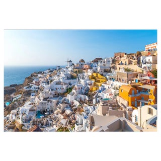 George Pachantouris, View of Oia in Santorini, Greece, Photographic Paper For Sale