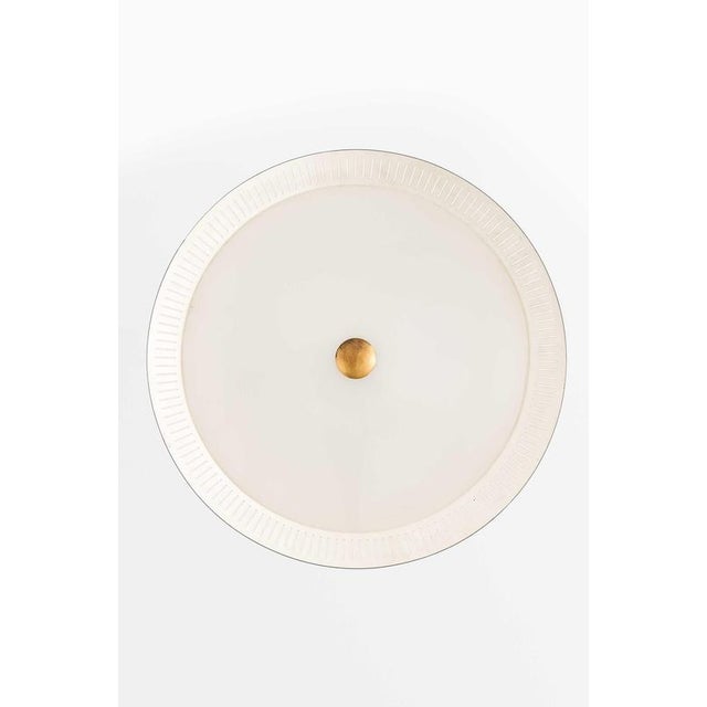 Model 61 Pendant Lamp in Brass, Glass and Plastic by Lisa Johansson-Pape, 1950s For Sale - Image 4 of 13