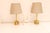 Mid-Century Modern Italian Onyx and Brass Table Lamps, Set of 2 For Sale - Image 16 of 17