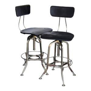 Vintage Restoration Hardware, "1940s Vintage Toledo Bar Stool", Pr.