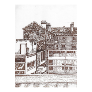 Ron Yrabedra Rooftop Drawing