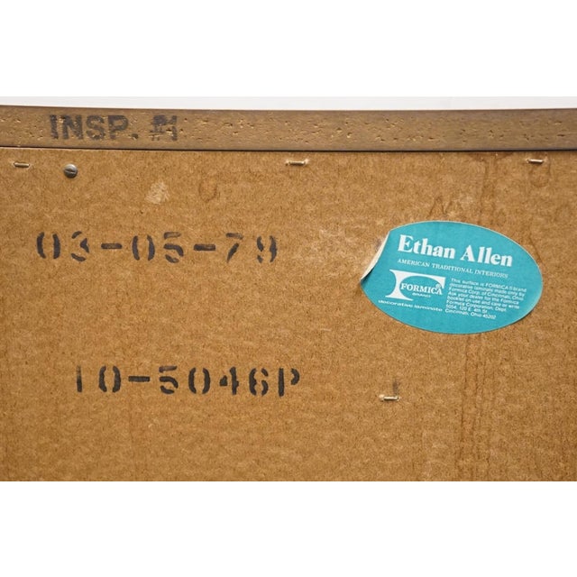 Ethan Allen Heirloom Nutmeg Maple 17" Open Cabinet Nightstand 10-5046p For Sale - Image 11 of 11