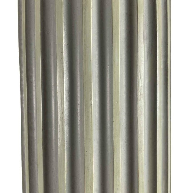 Light Green Lacquered Columns, 1950s, Set of 2 For Sale - Image 4 of 7