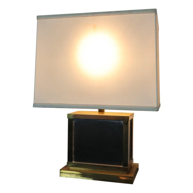 Liwans Roma Hollywood Regency Ottone Table Lamp Italian Design 1970s For Sale