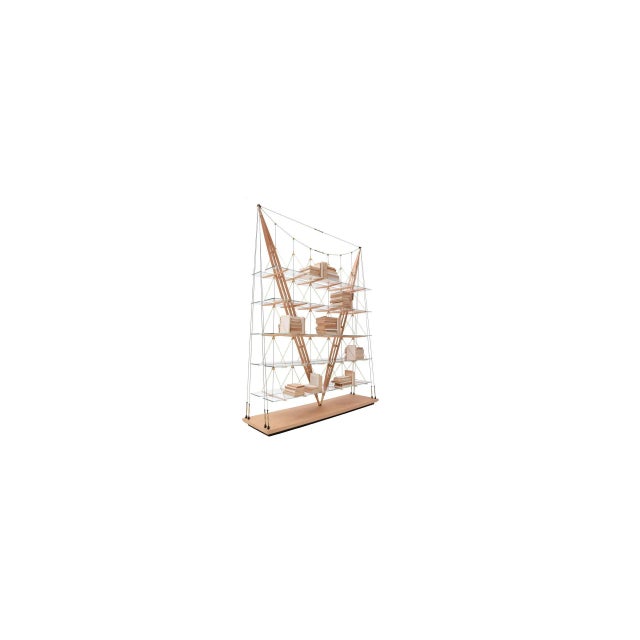 Mid-Century Modern Franco Albini Bookcase; a Masterpiece of Italian Craftsmanship and Design For Sale - Image 3 of 10